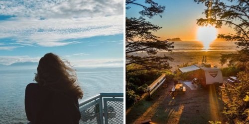 I took BC Ferries to go camping in this island beach town and sleep under a blanket of stars