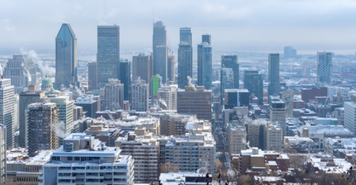 De la neige et jusqu'à -30 ressentis en pleine journée sont prévus à Montréal cette semaine