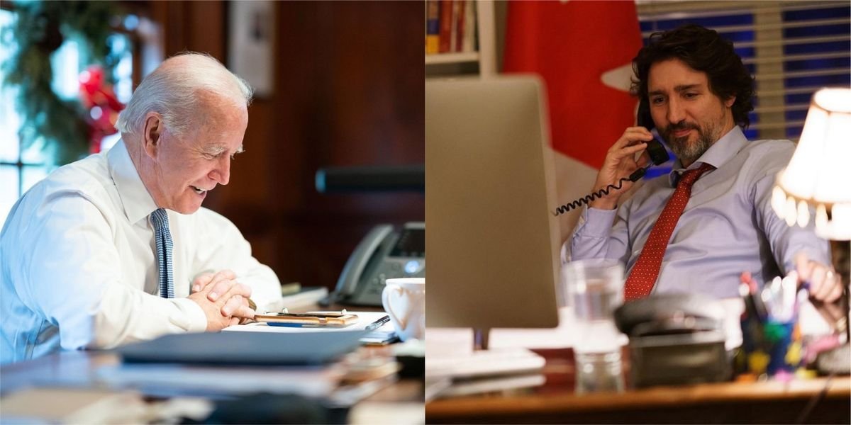 Here's What Justin Trudeau Joe Biden Talked About During Their First Call As Leaders