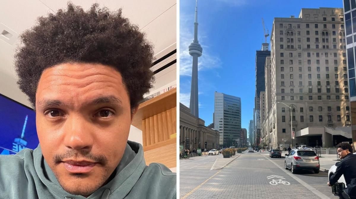 Trevor Noah Spent The Weekend In Toronto & Picked Up The Most Canadian Treat Ever (PHOTOS)