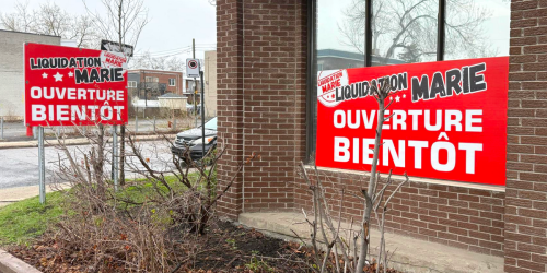 Une grosse épicerie à bas prix Liquidation Marie ouvre cette semaine à Montréal (PHOTOS)