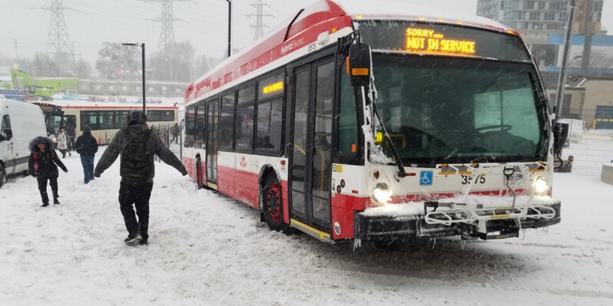 Toronto Blizzard Is Causing 'Major' TTC Delays Good Luck Getting Anywhere On Time