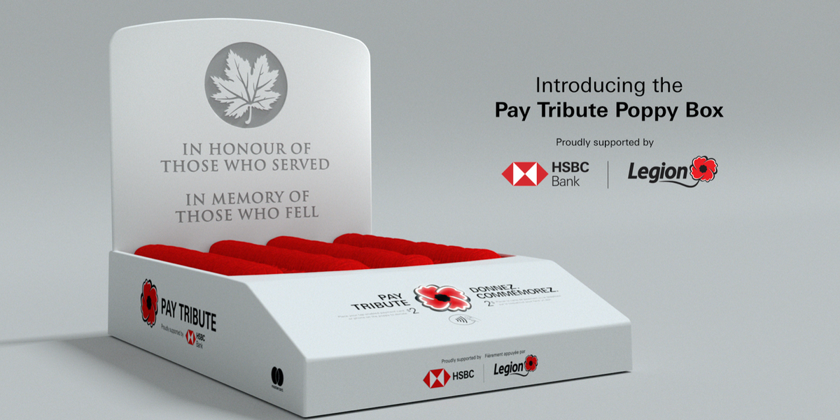 Canada's Poppy Donation Boxes Are Getting A 2020 Upgrade & Some Have Touchless Payments