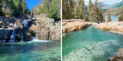 This Stunning Swimming Hole In BC Has Crystal Clear Blue Water & It Looks Like Glass