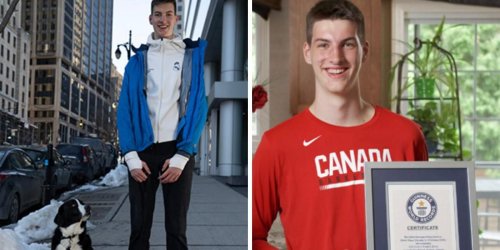 This Lofty Canadian Has Just Been Crowned The Tallest Teenager By Guinness World Records