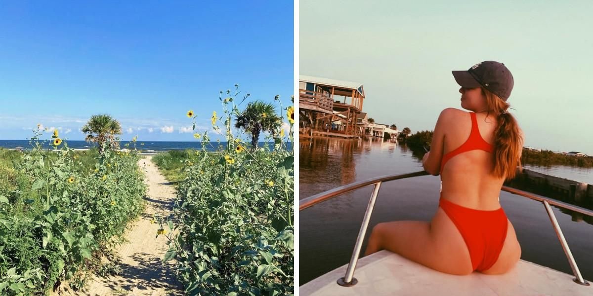 This Hidden Beach Town In Louisiana Has Wildflowers & Delicious Seafood (PHOTOS)