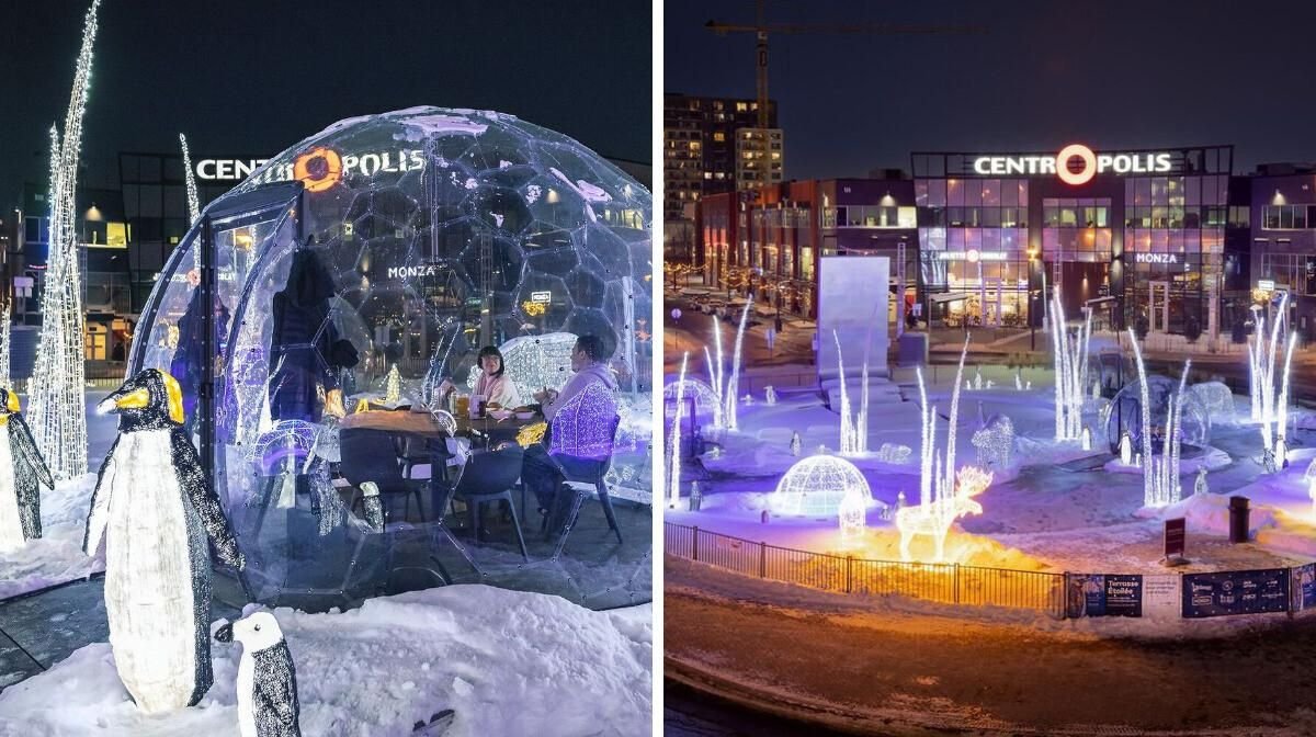 Tu peux souper dans ta propre bulle au Centropolis de Laval et c'est la date parfaite