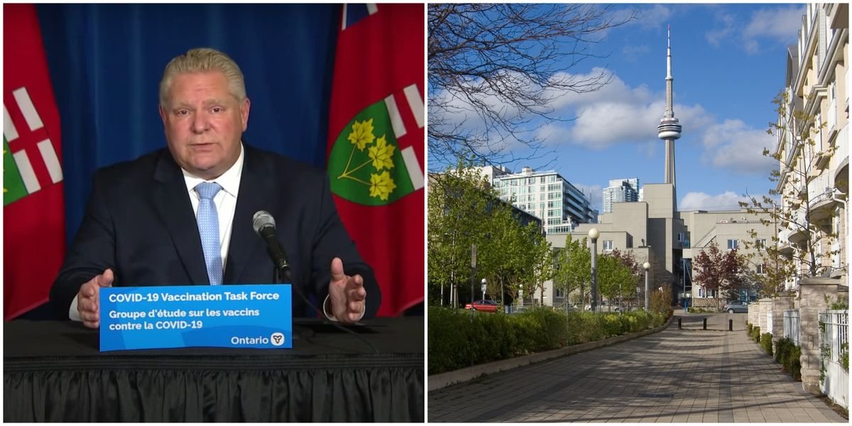 Doug Ford Says Both Toronto Peel's Lockdown Will Be Extended Past Monday