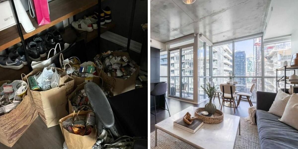 A Toronto Condo Once Owned By A Hoarder Is Up For Sale & The Before Pictures Are So Stressful