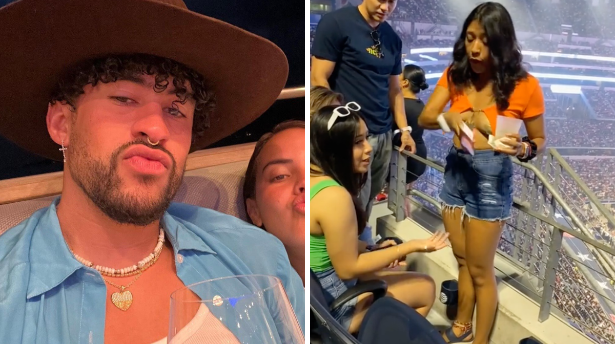 A Dallas Bad Bunny Fan Being Praised For How She Dealt With Someone In Her Seat