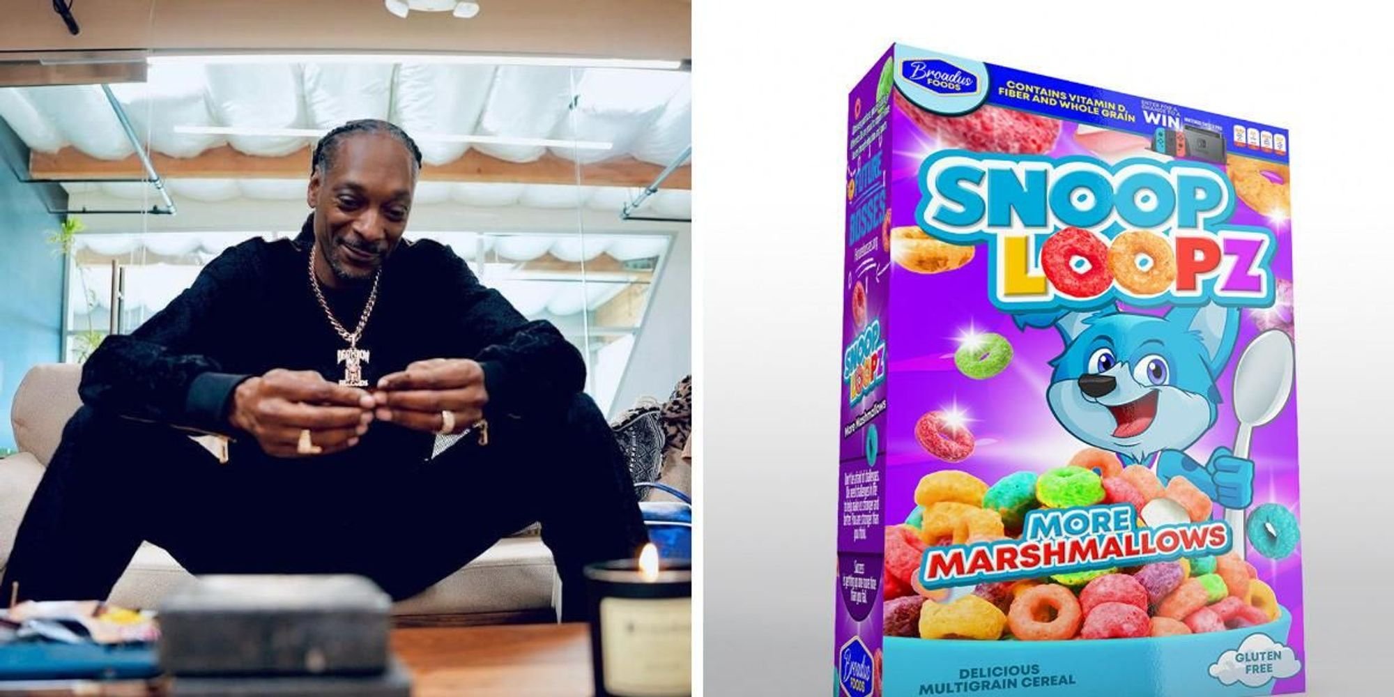 Snoop Dogg Is Launching His Own 'Snoop Loopz' For Breakfast & He's Totally Cereal About It
