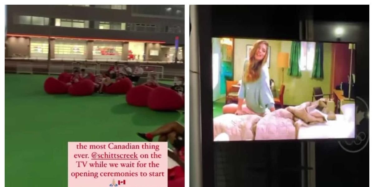 Canada's Olympians Watched 'Schitt's Creek' In Their Downtime In Tokyo Like True Canadians