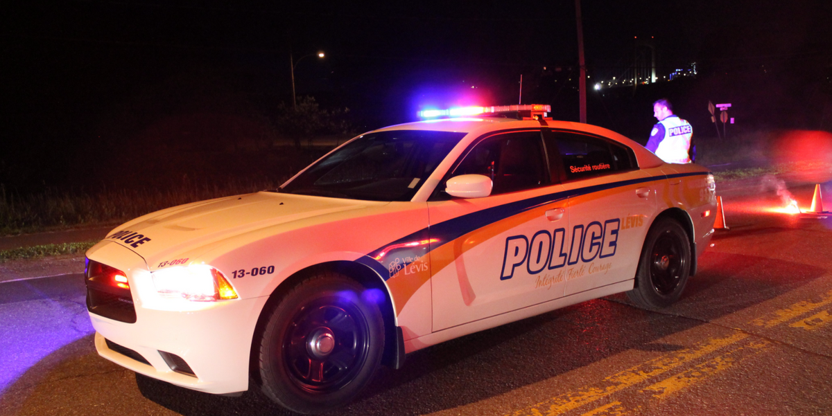 15 ados ont fait un party près de Québec et la police a dû intervenir