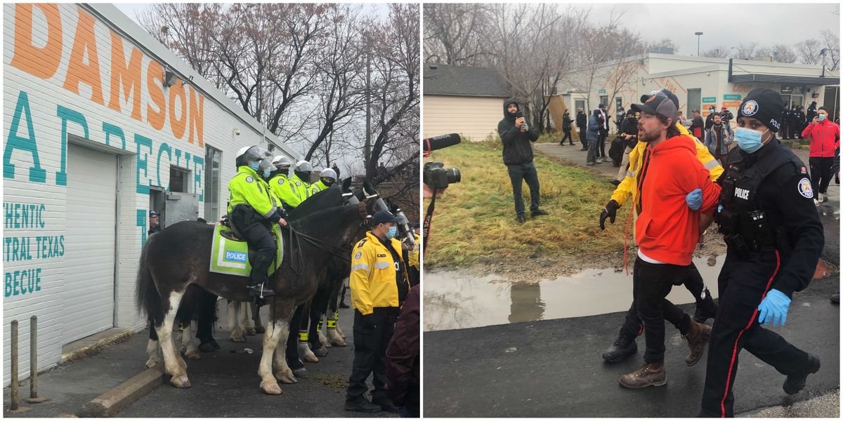 Chaos Is Breaking Out At Adamson BBQ More Cops Just Showed Up On Horseback (VIDEOS)
