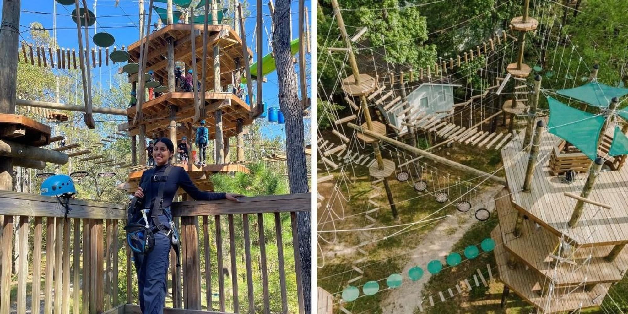 There's A Massive Treetop Obstacle Course In Texas & You Can Go At Your Own Pace