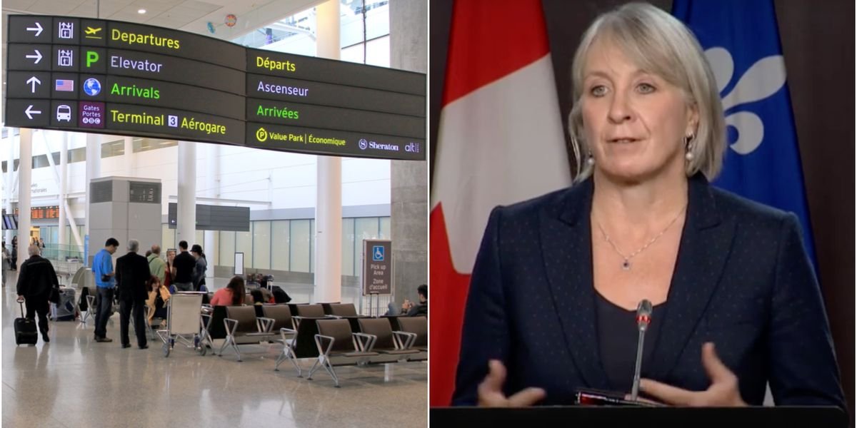 Canada's Health Minister Responded After She Was Seen Without A Mask In Toronto Pearson