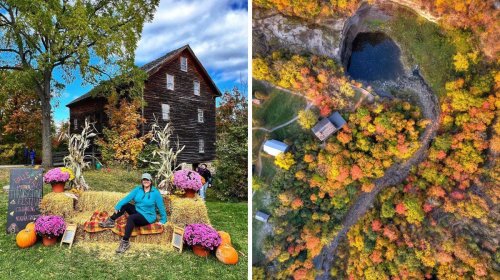This Ontario Waterfall Trail Leads Through A Charming Autumn Village To Woodland Cascades