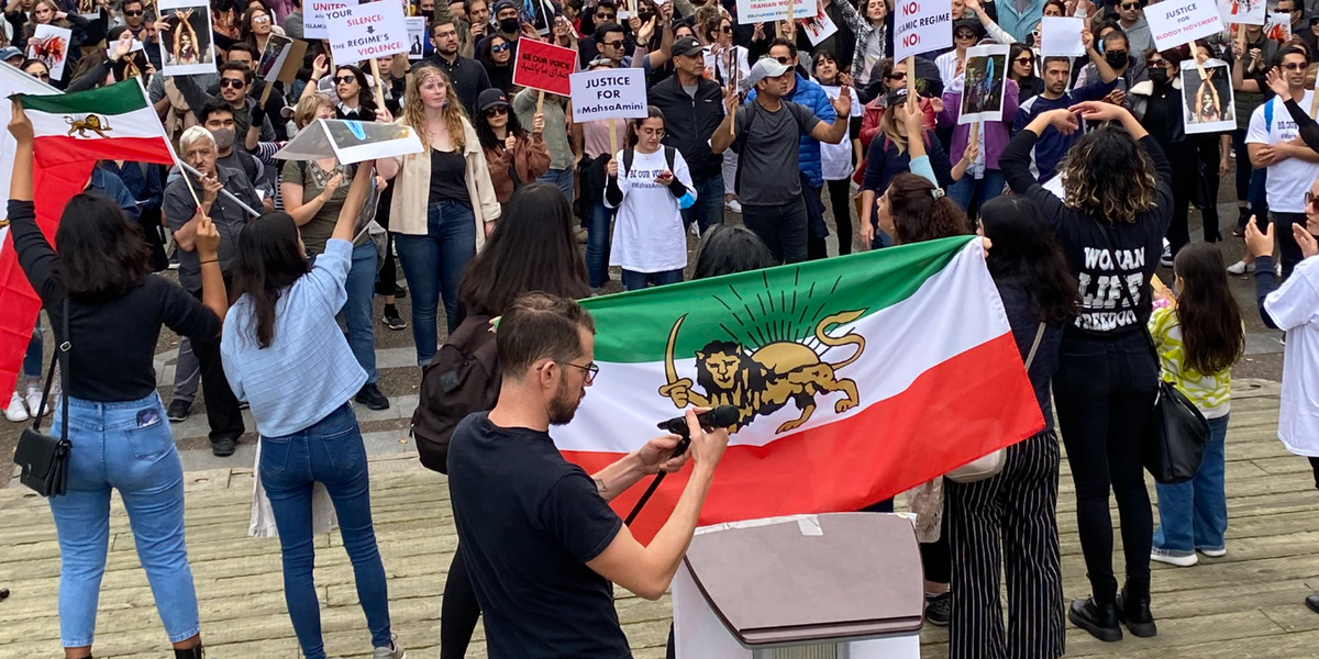 Canadians From Coast To Coast Gathered To Show Support For Iranian Protestors (PHOTOS)