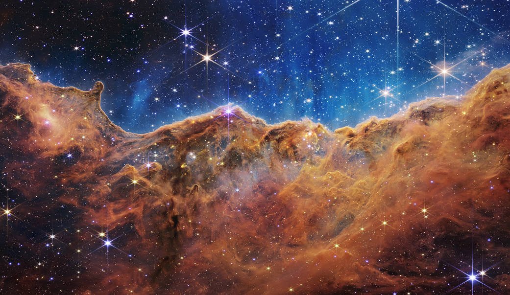 NASA’s Webb Reveals Cosmic Cliffs, Glittering Landscape of Star Birth - NASA