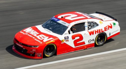 Jesse Love takes Xfinity Series victory in Rockingham return