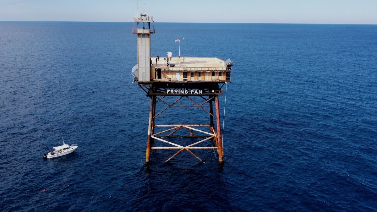 Stay overnight at this lighthouse—a thrilling 32 miles out to sea