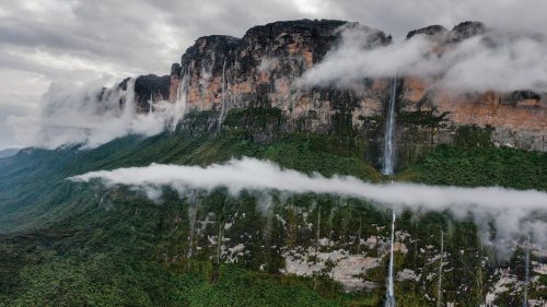 This pristine world soars high above the Amazon
