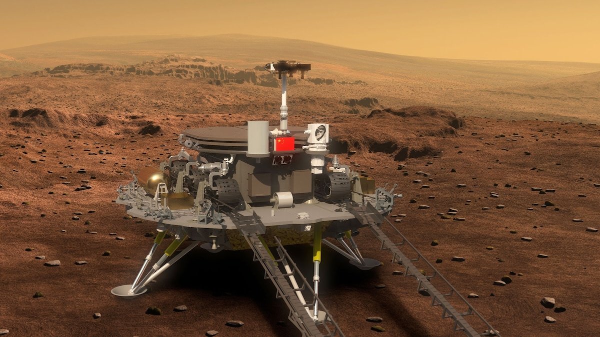 China's Zhurong Mars rover touches down on the red planet