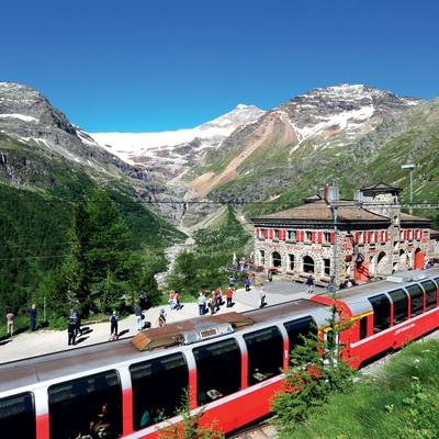Five scenic European rail journeys for spectacular mountain views