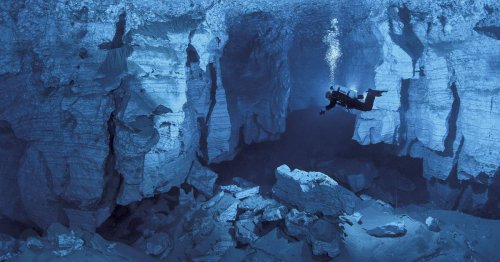 La cueva subacuática de yeso más grande del mundo