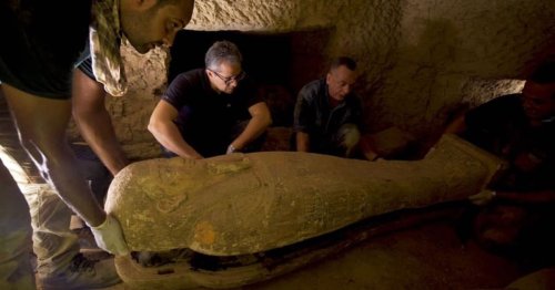 Descubren 13 sarcófagos en Saqqara