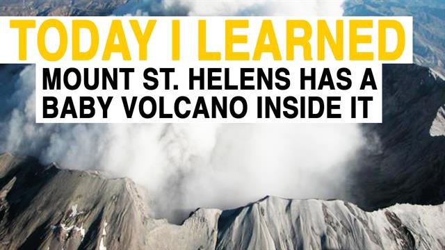 Watch Mount St. Helens giving birth to 'baby volcano'