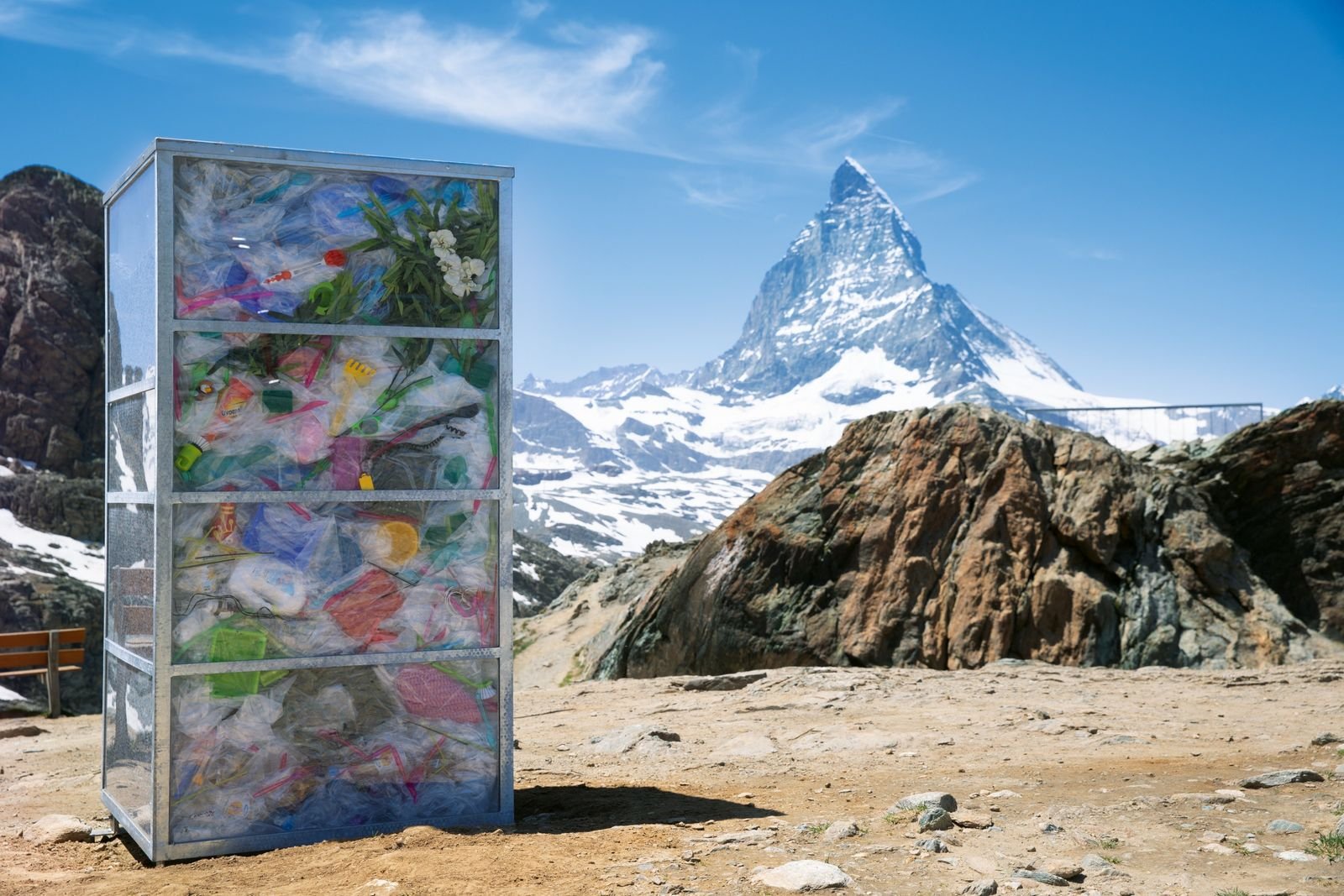 Das Matterhorn – vollgestopft mit Plastik