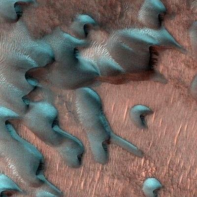 Eindrucksvolle Bilder vom Winter auf dem Mars