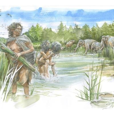 Steinzeitliche Kleinfamilie: Älteste menschliche Fußabdrücke Deutschlands gefunden
