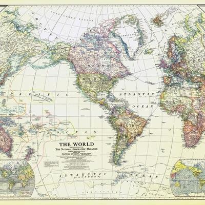 Descubre fascinantes mapas antiguos de los archivos de National Geographic
