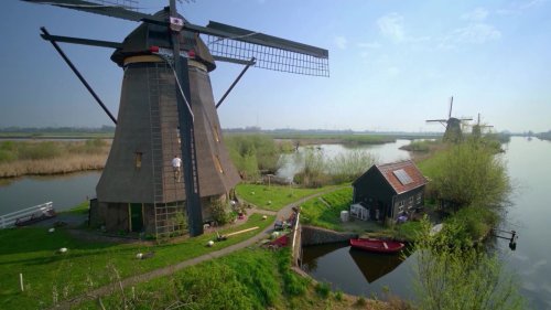 Les icôniques moulins à vent des Pays-Bas