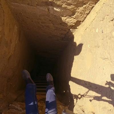 Le chemin périlleux pour accéder au tombeau d'un des généraux de Ramsès