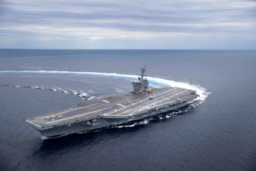 This Big U.S. Navy Carrier Did a High-Speed Turn (The Video Is Sick)