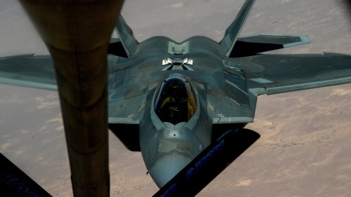 A Stealth F-22 Flew Right Under an Iranian F-4 Phantom (And Told Them to 'Go Home')