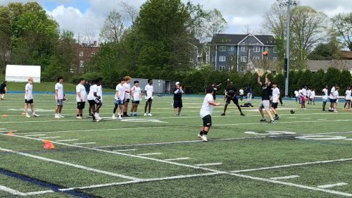 New York Jets Wide Receiver Holds Skills Camp for Football Players in Cheshire