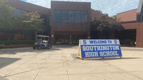 Police arrest 2 teens suspected of setting laptop on fire at Southington High School