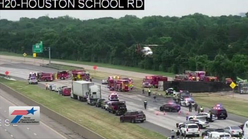 Big Rig Crash Closes Eastbound I 20 In Southern Dallas County Flipboard