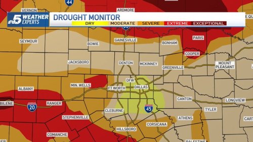 New Drought Map Shows Severe and Extreme Drought Spreading Across North ...