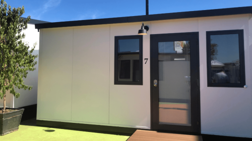 Tiny Home Village for Families Opens in Baldwin Park