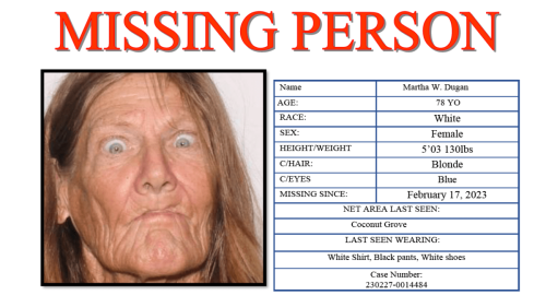 Miami Police Searching For Missing 78 Year Old Woman Flipboard 1384