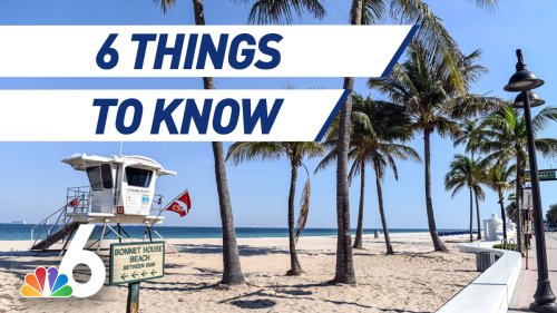 6 Things to Know – Broward Beaches Closing for July 4th, Confederate Descendants Sue North Florida City