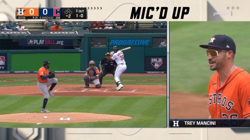 Trey Mancini talks inside-the-park home run, adjusting to Houston