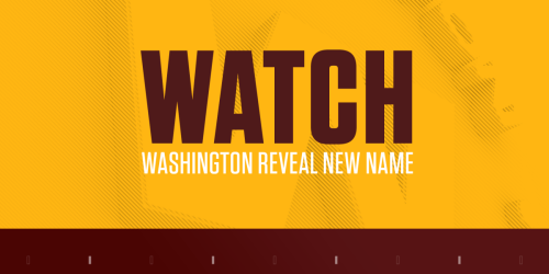 How to watch the Washington Football Team name reveal