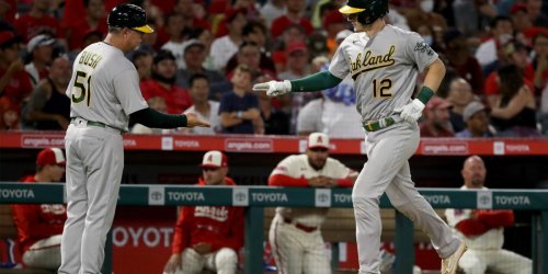 Happy to survive trade deadline, Murphy powers A's to win