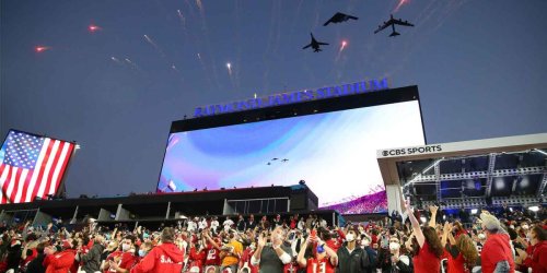 How many planes will fly over the Super Bowl in 2023?